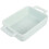 1Pc Green Ceramic Baking Pan Household Practical Cake Tray 4