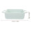 1Pc Green Ceramic Baking Pan Household Practical Cake Tray 3