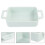 1Pc Green Ceramic Baking Pan Household Practical Cake Tray 7