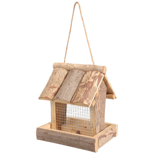 vogelfutterhäuschen aus eisen aufhängen für
