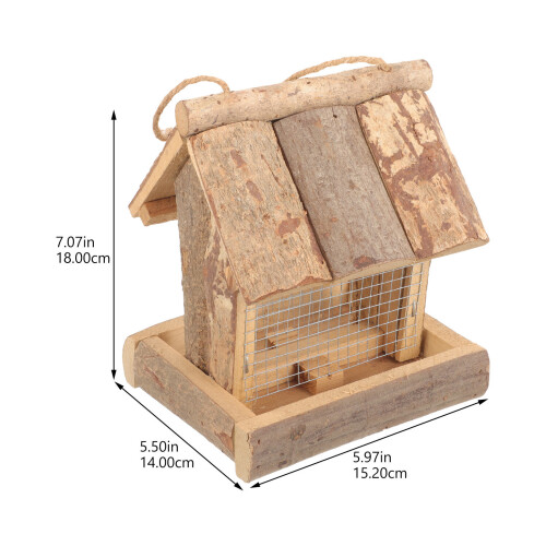 vogelfutterhäuschen aus eisen aufhängen für 1