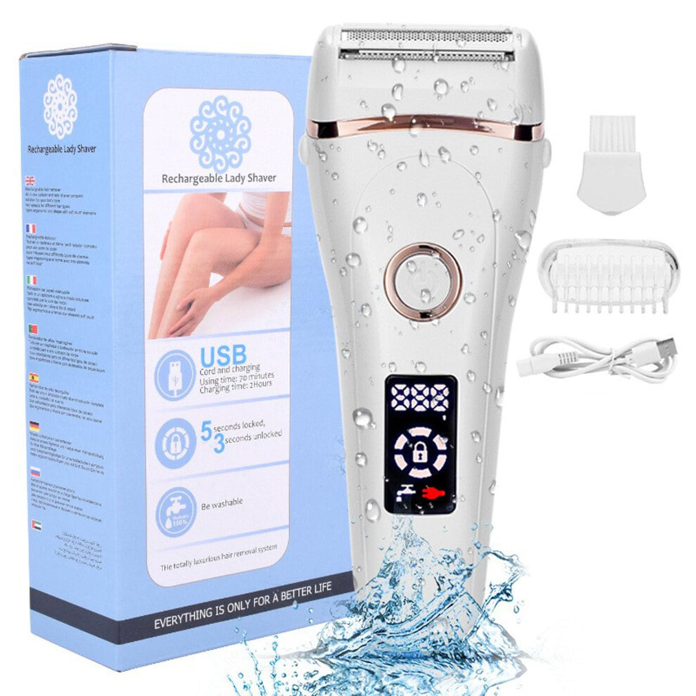 USB Rechargeable Women Electric Epilator Portable Hair Trimmer For Beard And Body Hair Removal Shaver