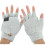 1 paar usb-beheizte strickhandschuhe doppelseitig mit fingern 10