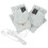 1 paar usb-beheizte strickhandschuhe doppelseitig mit fingern 9