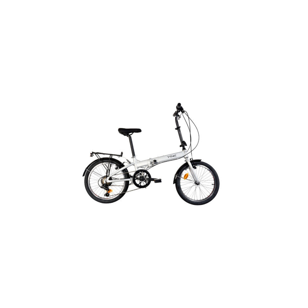 YOAC Alloy Folding Bike, 20in Wheel - Silver-image-OPC-PKTC9HT-NEW
