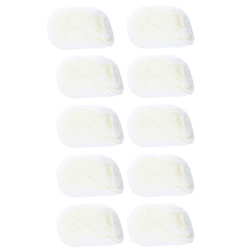 10 rouleaux de corde à en coton pour travaux manuels pulls