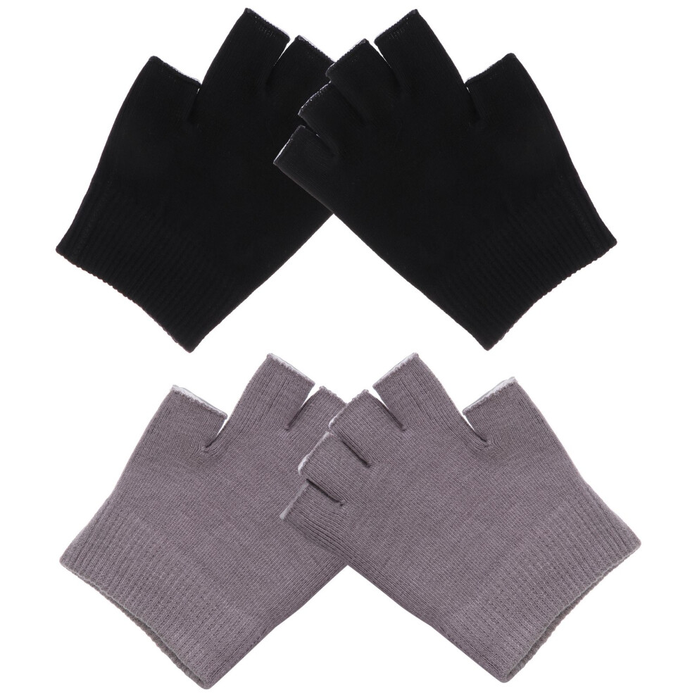 Iplusmile 2 Pairs Women's Moisturizing Gel Gloves For Dry Cracked Hands