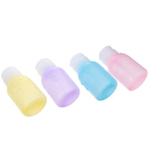4 pcs plastic nail polish remover bottles, multipurpose containers
