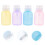 4 pcs plastic nail polish remover bottles, multipurpose containers 5