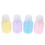 4 pcs plastic nail polish remover bottles, multipurpose containers 4