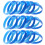 24pcs colored silicone bracelets decorative wrist straps 1