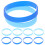 24pcs colored silicone bracelets decorative wrist straps 3