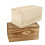 2pcs Wooden Sliding Boxes Gift Packaging Boxes Household Storage Cases 1