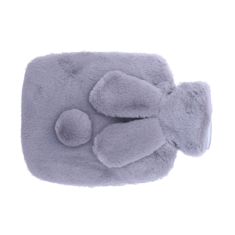 Iplusmile Light/Grey Cartoon Rabbit Plush Hot Water Bottle Hand Warmer