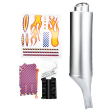 Bike Spoke with Sound Effect Round Muffler Exhaust Modification - Universal Fit, Sleek and Stylish