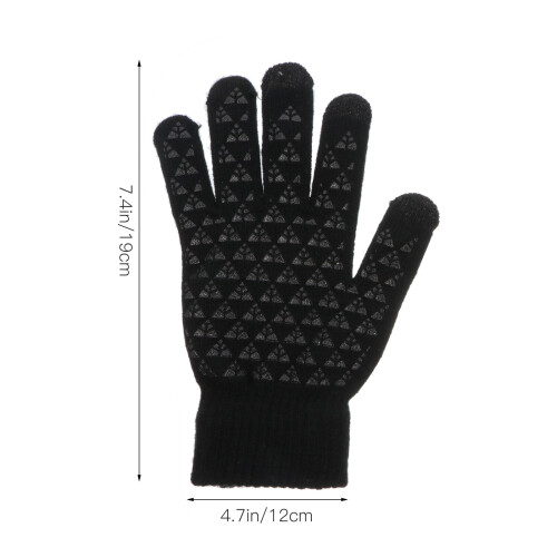 1 pair full cover touch screen winter riding gloves 1