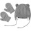 1 set kinderwintermuts en handschoenen, winddicht gebreid 7