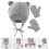 1 set kinderwintermuts en handschoenen, winddicht gebreid 6