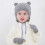 1 set kinderwintermuts en handschoenen, winddicht gebreid 2