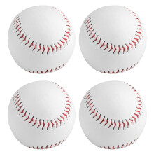 9-Inch Baseball Ball, 4 Pcs, Hard PU, Rounders Ball, Practice Training Balls For Youth And Adult, Indoor Outdoor