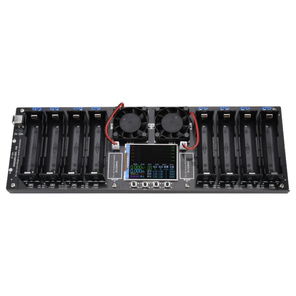 8 Channel Lithium Batteries Tester For 18650 Cells With Auto Charge And Discharge Capacity And Internal Resistance 9016109167170