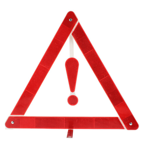 triangle warning sign car reflective road safety emergency 1