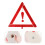 triangle warning sign car reflective road safety emergency 3