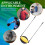 double-end bag for boxing training agility speed workout black yellow 6