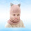 cappello antivento con sciarpa 2-5 anni rosa 8