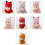 cappello antivento con sciarpa 2-5 anni rosa 2