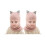 cappello antivento con sciarpa 2-5 anni rosa 3