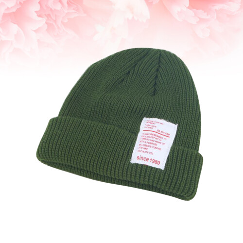 chapéu de bebê tricotado para inverno, e 2