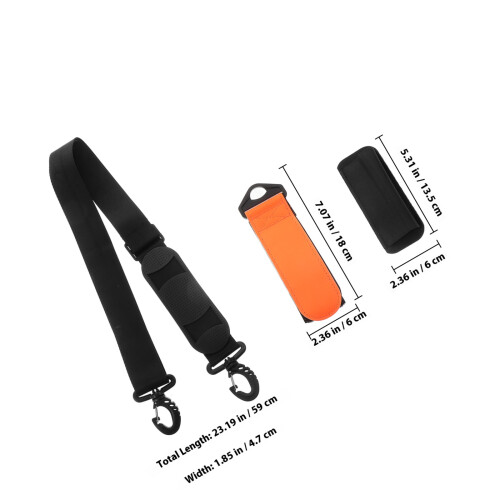set cinghia trasporto e snowboard con 1