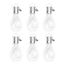 6 pezzi LED solare, con filo rame, luce bianca