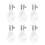 6 pezzi LED solare, con filo rame, luce bianca 1