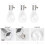 6 pezzi LED solare, con filo rame, luce bianca 11