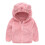 cappotto cappuccio rosa 100 cm 2