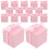 50Ensemble Boîtes Cadeaux Rose Kraft Avec Pour Événements 5