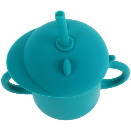 peutertraining rietjescup met handvatten silicone uitloopbestendig