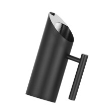 Stainless Steel Coffee Pots Beverage Pitcher Black 1000ML For Home And Office Use Large Capacity Serving Pots