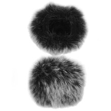2 mikrofonüberzug fell für ansteckmikrofon und lapel-headset