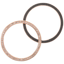 2 Diamantring, Fassungring Metall, Schutzring für