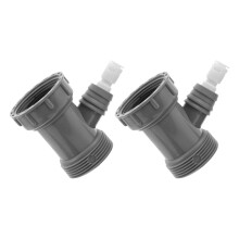 2 anschlussadapter für küchenspüle, abwasserrohr-verlängerung