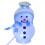 leuchtender schneemann mit led, usb rgb 7 farben weiß 8