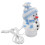 leuchtender schneemann mit led, usb rgb 7 farben weiß 6