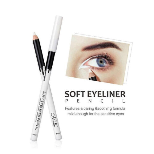 12PC White Eyeliner Pencil Eye Liner Long Lasting Eye 5ml