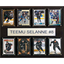 NHL 12""""x15"""" Teemu Selanne Anaheim Ducks 8-Kaart Plaquette