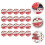 20pcs christmas paper plates xmas dessert table decorations 3
