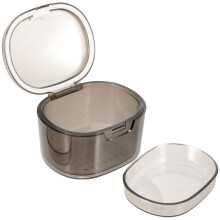 false tooth box denture case portable container