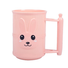 Bathroom Tumblers Washing Cup Plastic Round For Travel Use 1set